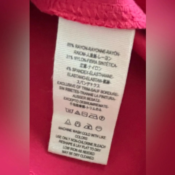 Free People Sweet Talk Off Shoulder Mini Dress Bell Sleeve Raspberry Size Small - Picture 10 of 11